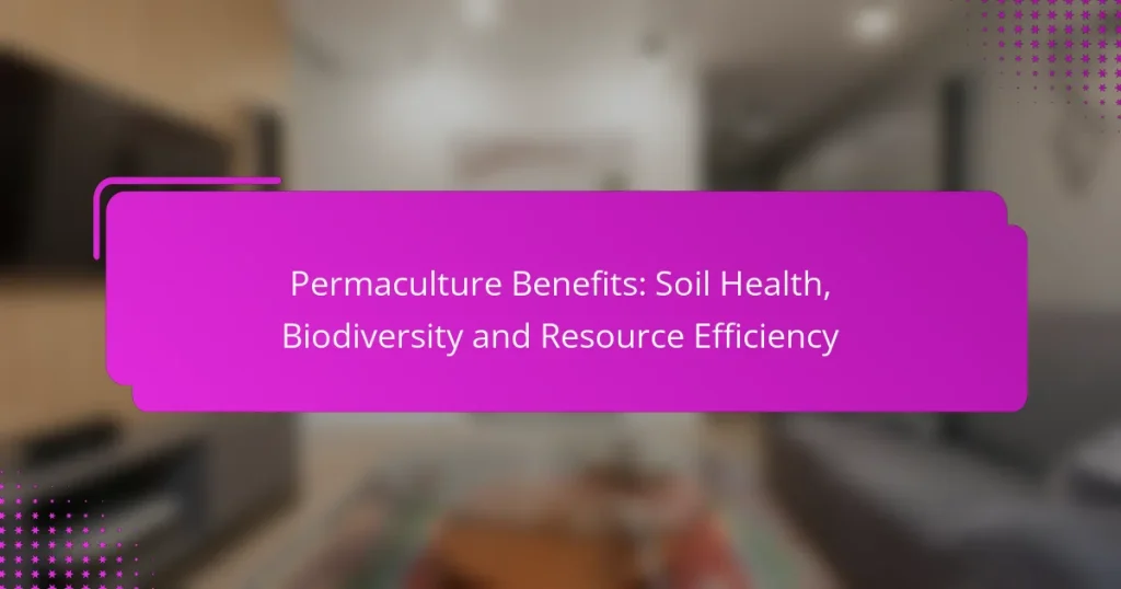 Permaculture Benefits: Soil Health, Biodiversity and Resource Efficiency