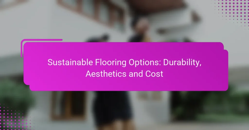 Sustainable Flooring Options: Durability, Aesthetics and Cost